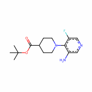 tert-Butyl 1-(3-amino-5-fluoro-4-pyridyl)piperidine-4-carboxylate