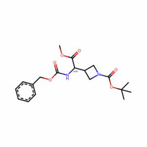 tert-Butyl 3-(1-(((benzyloxy)carbonyl)amino)-2-methoxy-2-oxoethyl)azetidine-1-carboxylate