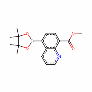 Methyl 5-(4,4,5,5-tetramethyl-1,3,2-dioxaborolan-2-yl)quinoline-8-carboxylate