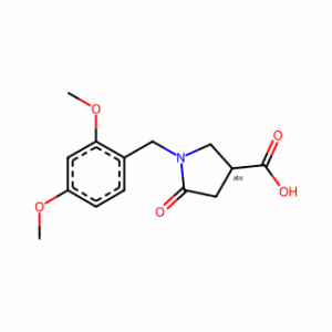 (R)-1-(2,4-Dimethoxybenzyl)-5-oxopyrrolidine-3-carboxylic acid