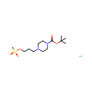 tert-Butyl 4-(3-((methylsulfonyl)oxy)propyl)piperazine-1-carboxylate hydrochloride
