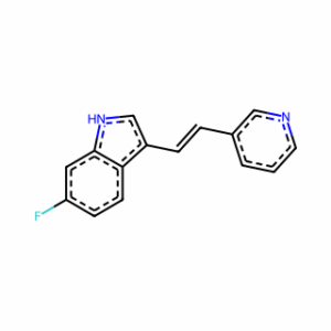 (E)-6-Fluoro-3-(2-(pyridin-3-yl)vinyl)-1H-indole