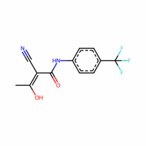 (2Z)-2-Cyano-3-hydroxy-N-[4-(trifluoromethyl)phenyl]-2-butenamide