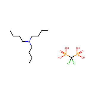 Tributylamine (dichloromethylene)bis(phosphonate)
