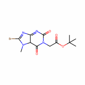 tert-butyl 2-(8-bromo-7-methyl-2,6-dioxo-2,3,6,7-tetrahydro-1H-purin-1-yl)acetate
