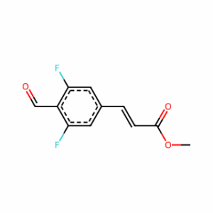 (E)-methyl 3-(3,5-difluoro-4-formylphenyl)acrylate
