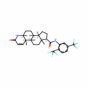 (5α,17β)-N-[2,5-Bis(trifluoromethyl)phenyl]-3-oxo-4- Aza -androst-1-ene-17-carboxamide