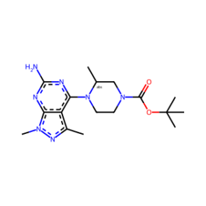 (S)-tert-Butyl 4-(6-amino-1,3-dimethyl-1H-pyrazolo[3,4-d]pyrimidin-4-yl)-3-methylpiperazine-1-carboxylate