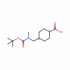 (1R,4R)-4-(((tert-Butoxycarbonyl)(methyl)amino)methyl)cyclohexanecarboxylic acid