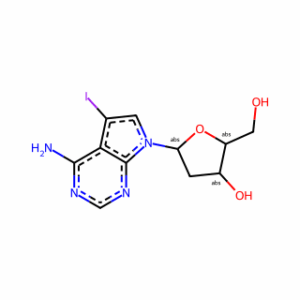 (2R,3S,5R)-5-(4-Amino-5-iodo-7H-pyrrolo[2,3-d]pyrimidin-7-yl)-2-(hydroxymethyl)tetrahydrofuran-3-ol