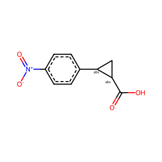 trans-2-(4-Nitrophenyl)cyclopropanecarboxylic acid
