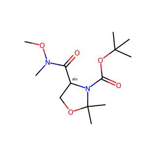 (R)-tert-Butyl 4-(methoxy(methyl)carbamoyl)-2,2-dimethyloxazolidine-3-carboxylate