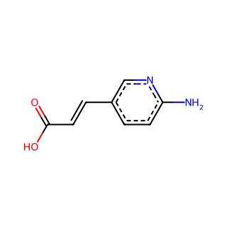 (E)-3-(6-Aminopyridin-3-yl)acrylic acid