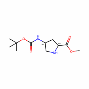 (2S,4S)-Methyl 4-((Tert-Butoxycarbonyl)Amino)Pyrrolidine-2-Carboxylate