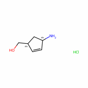 ((1S,4R)-4-Aminocyclopent-2-en-1-yl)methanol hydrochloride