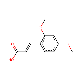 (E)-3-(2,4-dimethoxyphenyl)acrylic Acid