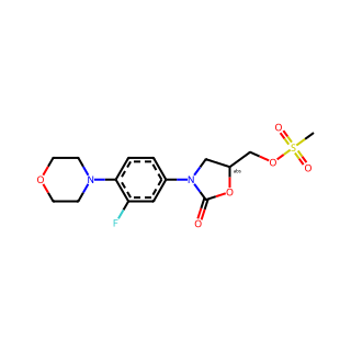 (R)-(3-(3-Fluoro-4-morpholinophenyl)-2-oxooxazolidin-5-yl)methyl methanesulfonate