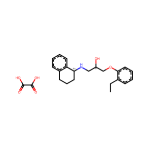 (S)-1-(2-Ethylphenoxy)-3-(((S)-1,2,3,4-tetrahydronaphthalen-1-yl)amino)propan-2-ol oxalate