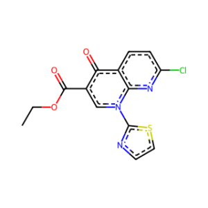 Ethyl 7-chloro-4-oxo-1-(thiazol-2-yl)-1,4-dihydro-1,8-naphthyridine-3-carboxylate