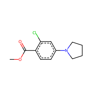 Methyl 2-chloro-4-(1-pyrrolidinyl)-benzenecarboxylate