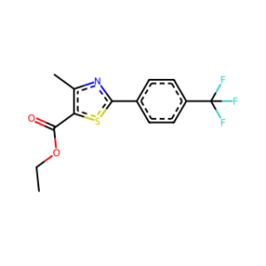 Ethyl 4-methyl-2-[4-(trifluoromethyl)phenyl]-1,3-thiazole-5-carboxylate