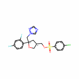 ((3S,5R)-5-((1H-1,2,4-Triazol-1-yl)methyl)-5-(2,4-difluorophenyl)tetrahydrofuran-3-yl)methyl 4-chlorobenzenesulfonate