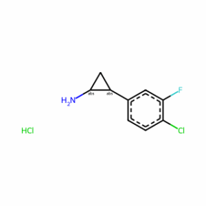 (1S,2R)-rel-2-(4-chloro-3-fluorophenyl)cyclopropan-1-amine hydrochloride