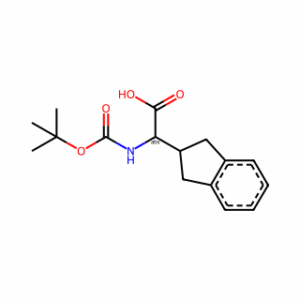 (R)-2-(TERT-BUTOXYCARBONYLAMINO)-2-(2,3-DIHYDRO-1H-INDEN-2-YL)ACETIC ACID