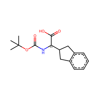 (R)-2-(TERT-BUTOXYCARBONYLAMINO)-2-(2,3-DIHYDRO-1H-INDEN-2-YL)ACETIC ACID