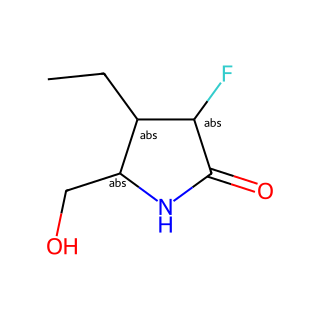 (3S,4S,5S)-4-ethyl-3-fluoro-5-(hydroxymethyl)pyrrolidin-2-one