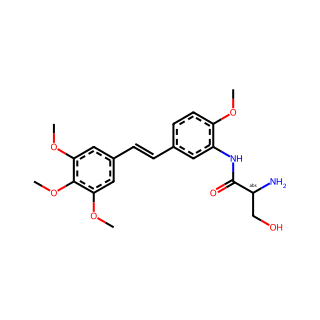 (S,Z)-2-Amino-3-hydroxy-N-(2-methoxy-5-(3,4,5-trimethoxystyryl)phenyl)propanamide