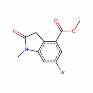 Methyl 6-bromo-1-methyl-2-oxoindoline-4-carboxylate