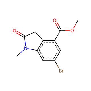 Methyl 6-bromo-1-methyl-2-oxoindoline-4-carboxylate