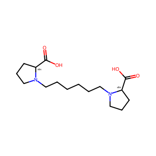 (S)-1-(6-((S)-2-Carboxypyrrolidin-1-yl)-hexyl)pyrrolidine-2-carboxylic acid