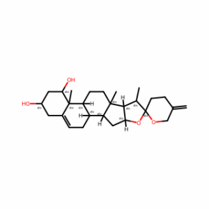 (1β,3β)-Spirosta-5,25(27)-diene-1,3-diol