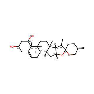 (1β,3β)-Spirosta-5,25(27)-diene-1,3-diol