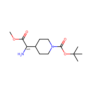tert-Butyl 4-(1-amino-2-methoxy-2-oxoethyl)piperidine-1-carboxylate