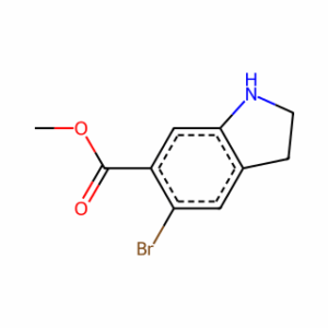 methyl 5-bromo-2,3-dihydro-1h-indole-6-carboxylate