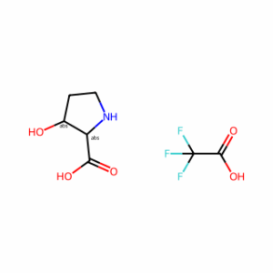 (2R,3S)-Rel-3-hydroxypyrrolidine-2-carboxylic acid compound with 2,2,2-trifluoroacetic acid (1:1)