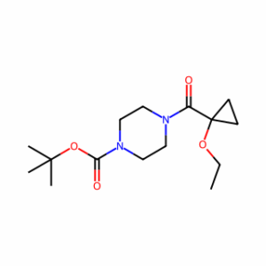 tert-butyl 4-(1-ethoxycyclopropanecarbonyl)piperazine-1-carboxylate