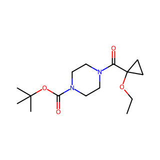 tert-butyl 4-(1-ethoxycyclopropanecarbonyl)piperazine-1-carboxylate