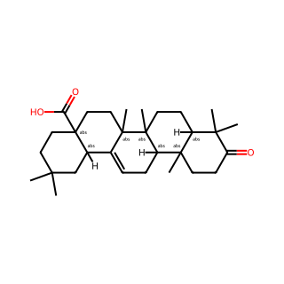 (4aS,6aS,6bR,8aR,12aR,12bR,14bS)-2,2,6a,6b,9,9,12a-Heptamethyl-10-oxo-1,3,4,5,6,6a,6b,7,8,8a,9,10,11,12,12a,12b,13,14b-octadecahydropicene-4a(2H)-carboxylic acid