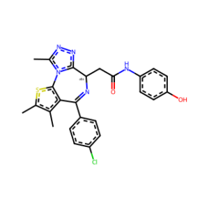 (S)-4-(4-Chlorophenyl)-N-(4-hydroxyphenyl)-2,3,9-trimethyl-6H-thieno[3,2-f][1,2,4]triazolo[4,3-a][1,4]diazepine-6-acetamide