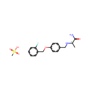 (S)-2-((4-((2-Fluorobenzyl)oxy)benzyl)amino)propanamide methanesulfonate
