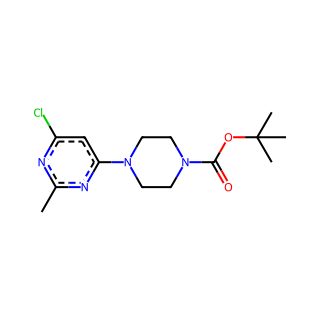tert-butyl 4-(6-chloro-2-methyl-4-pyrimidinyl)tetrahydro-1(2H)-pyrazinecarboxylate