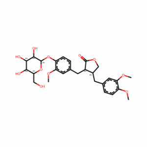 (3R,4R)-4-[(3,4-Dimethoxyphenyl)methyl]-3-[[4-(β-D-glucopyranosyloxy)-3-methoxyphenyl]methyl]dihydro-2(3H)-furanone
