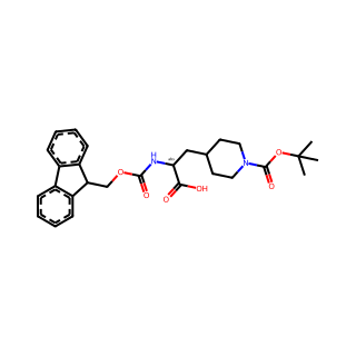 (S)-2-((((9H-Fluoren-9-yl)methoxy)carbonyl)amino)-3-(1-(tert-butoxycarbonyl)piperidin-4-yl)propanoic acid