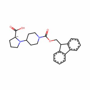 (2S)-1-(((9H-Fluoren-9-yl)methoxy)carbonyl)-4-(piperidin-1-yl)pyrrolidine-2-carboxylic acid