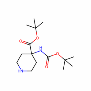 tert-Butyl 4-((tert-butoxycarbonyl)amino)piperidine-4-carboxylate
