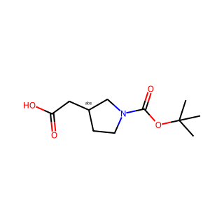 (S)-2-(1-(tert-butoxycarbonyl)pyrrolidin-3-yl)acetic acid